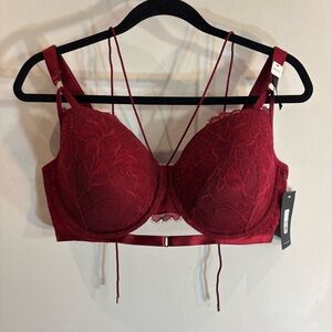 DEESSE Sz 38DDD By Additionelle Underwire Padded Sexy Strap Lace Bra NEW